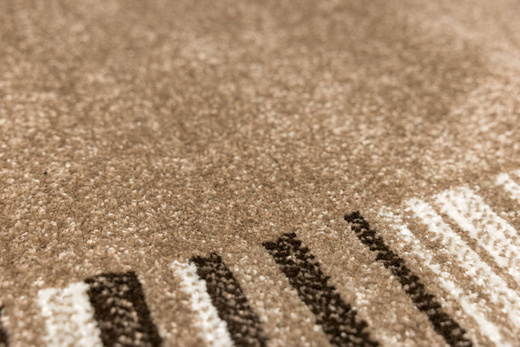 Chodnik Dywanowy Mira 24070/120 Adagio Brąz Beż Krem Paski szerokość 90 cm