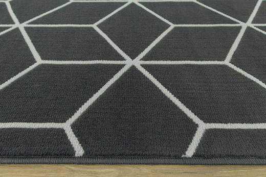 Dywan Luna 503746/89922 d.grey cubes grafitowy ch