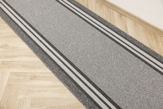 Chodnik Colorado 5428 Szary Antracyt Pasy szerokość 80 cm