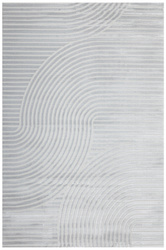 Dywan Nantes NT130G Grey/Grey Szary Pasy Geometria