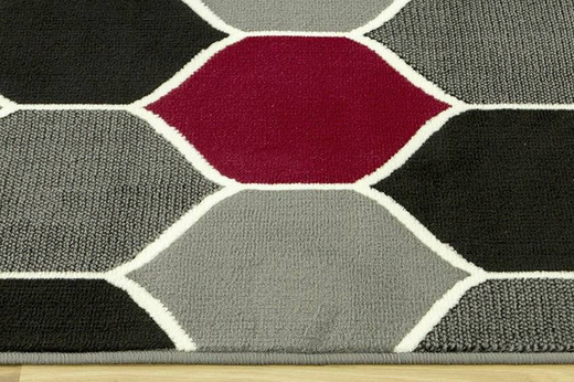 Dywan LUNA 503833/51915 grey/red