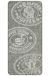 Antypoślizgowy Dywan FLEX 1907/P91 Brąz Szary Coffee