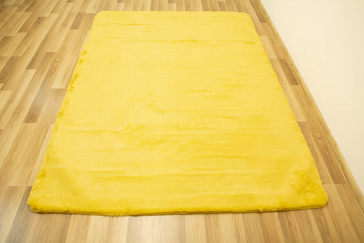 Mięciutki Dywan Bellarossa Rabbit musztardowy