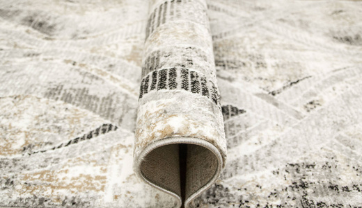 Chodnik Maya PR739 grey/b Szary Wstęgi szerokość 120 cm