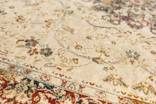 Wełniany Dywan Dywilan Omega Kordoba Koniak Ornament