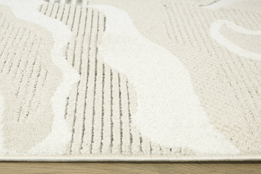 Chodnik Sznurkowy Stella D419A beig Beż Kremowy Abstrakcja szerokość 100 cm