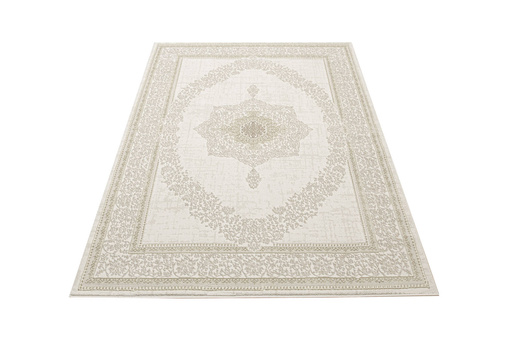 Lśniący Dywan Allora Plus F344A Cream/Cream Krem Beż Ornament