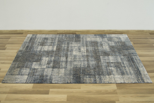 Dywan Kentucky 510 blue Niebieski Kwadraty