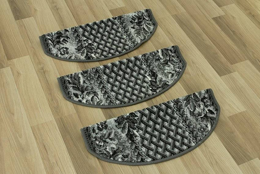 Nakładki półokrągłe szare gold 316/18 szary