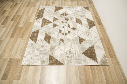 Dywan Garda P563B Beż Brąz Szary Romby