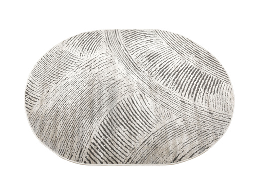 Dywan Owalny Matara P171A sp.antra/l.beO Beż Szary Kaszmir Linie