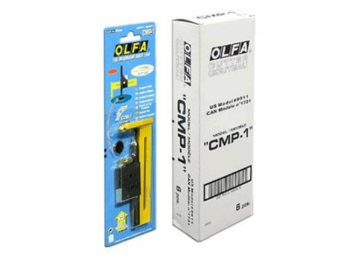 Nóż cyrklowy olfa CMP-1 do wycinania kół z folii, papieru kół o średnicy 0d 1 do 15 cm