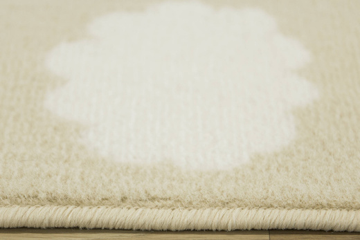 Dywan Kids 534451/97955 ivory Beż Brąz Krem Ulice Domki