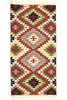 Dwustronny Dywanik Chodniczek Kilim Gold Aztecki Etno Romby 