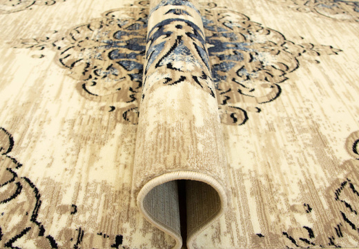 Dywan Victoria 7104A cream/beige Ornament Krem Niebieski