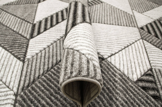Dywan Amelia A632A grey/d.grey Szary Linie Paski Kreski