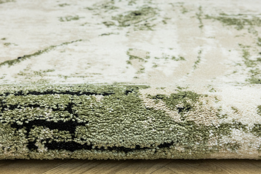 Dywan Bosa K437A cream/green Kremowy Zielony Abstrakcja