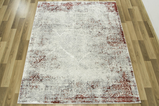 Dywan DAVINCI 2019A d.red/beige Z86-45 Ornament Kremowy Ciemny Czerwony