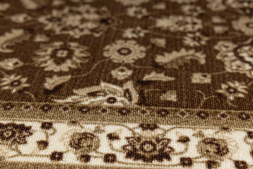 Chodnik Antypoślizgowy Antico 17 Brąz Ornament szerokość 100 cm