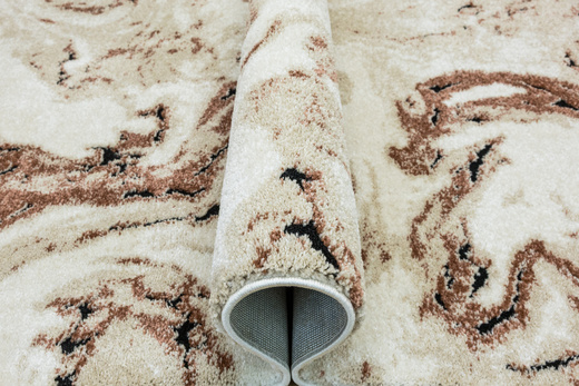 Dywan Bosa K421A cream/somon Kremowy Miedziany Marmur
