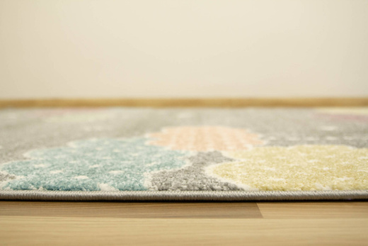 Dywan Lima B069A l.grey/cream Chmurki Gwiazdki