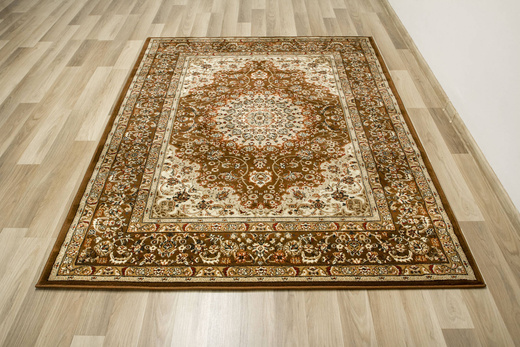 Dywan Super Rose 1874A brown/brown Ornament Brąz Beż
