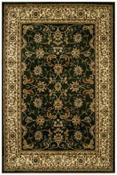 Dywan Super Rose 2338A d.green/cream Ornament Zieleń Brąz Czerwień