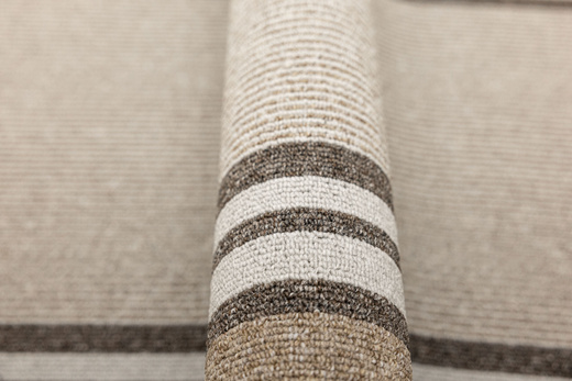 Chodnik Colorado 5412 Brąz Beż Pasy szerokość 80 cm