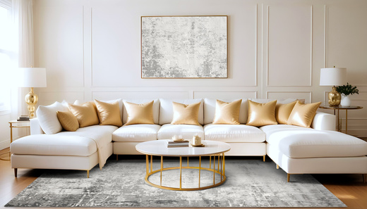 Dywan Nantes NT041G Grey/Grey Szary Beton