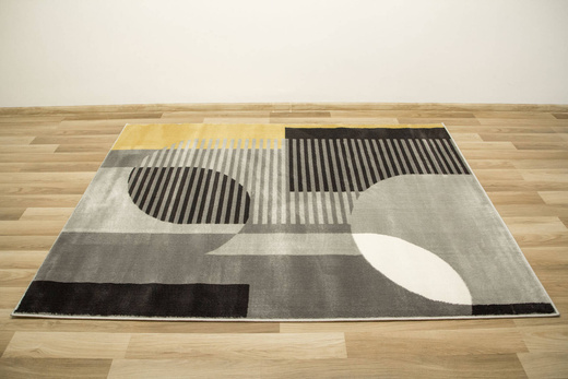 Dywan Victoria F322A grey/l.grey Geometria Antracyt Miodowy