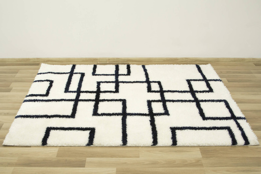 Dywan Boho 616 cream/navy blue Krem Granat Linie