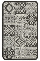 Antypoślizgowy Dywan FLEX 19636/91 Brąz Beż Patchwork