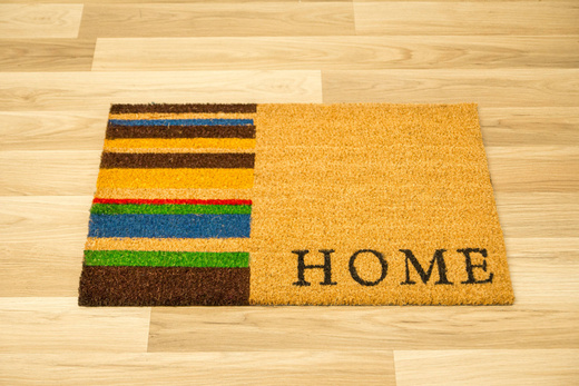 Antypoślizgowa Wycieraczka Kokosowa Kolor Home Paski