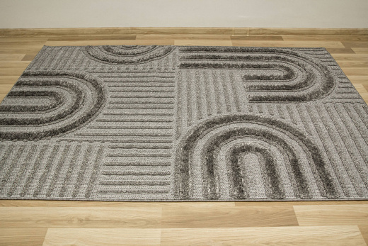 Dywan Amigo 0E560A anthracite Antracyt Półkola