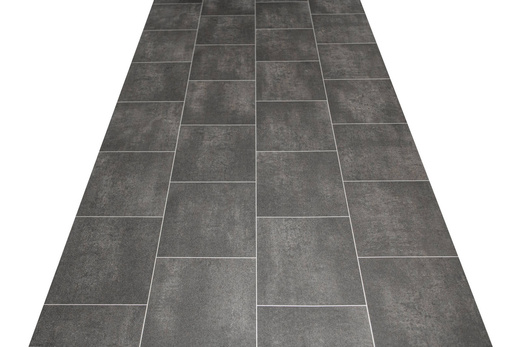 Wykładzina PCV Mosa Barcelona D591 Grafit Płytki szerokość 0,9 m