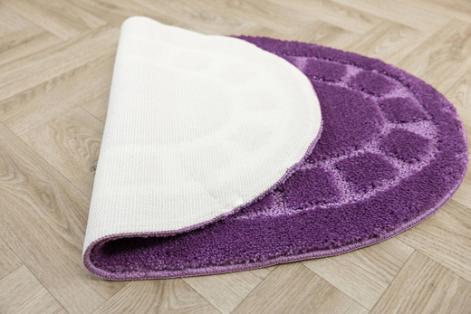Dywanik Łazienkowy Antypoślizgowy Ocean Fiolet Owalny