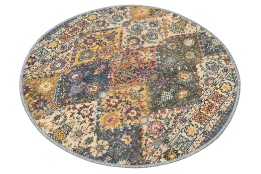 Antypoślizgowy dywan okrągły Modern Classic 19 Ornament Vintage