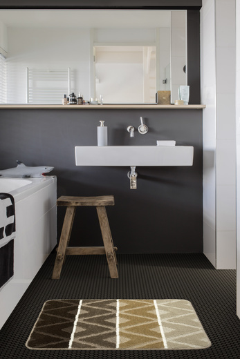 Dywanik Łazienkowy Palma Beige Beż Brąz Romby