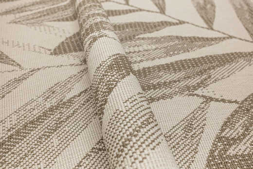 Dywan Dwustronny Sznurkowy Brussels 205768/10620 linen Jasny Beż Krem Liście Outdoor