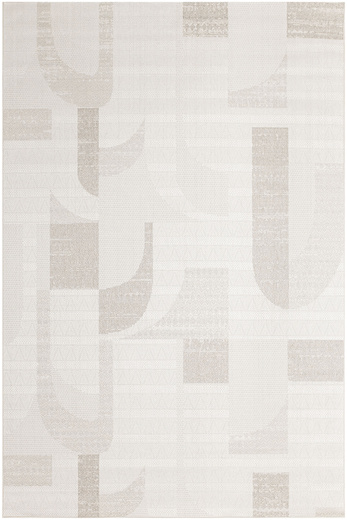 Dywan Sznurkowy Haga 04719A beige/cream Krem Beż Szary Geometria Outdoor