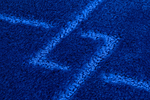 Dywanik Łazienkowy Antypoślizgowy Moreno Blue Niebieski Romby