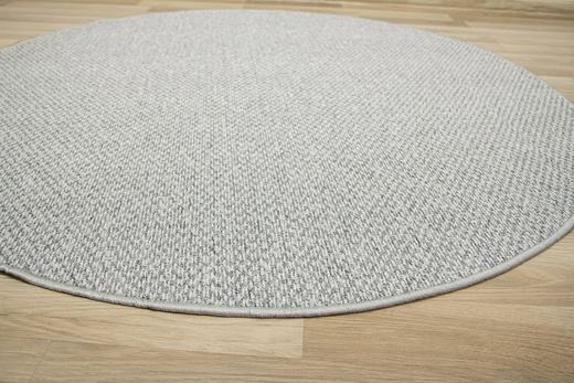 Okrągły Dywan Cannon 73 Grey Gruby Splot