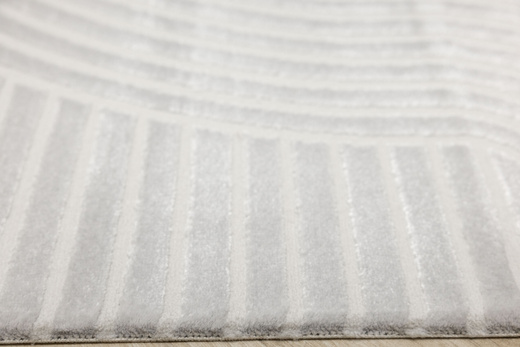 Dywan Nantes NT130G Grey/Grey Szary Pasy Geometria