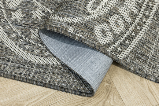 Antypoślizgowy Dywan FLEX 1907/P91 Brąz Szary Coffee