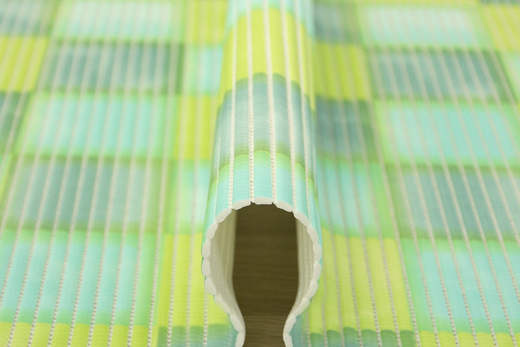 Mata Łazienkowa Softy-tex 844 zielona kratka szerokość 65 cm