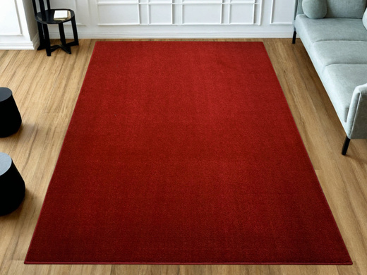 Wykładzina Ultimate-Twist 20 Czerwony na jucie szerokość 5 m