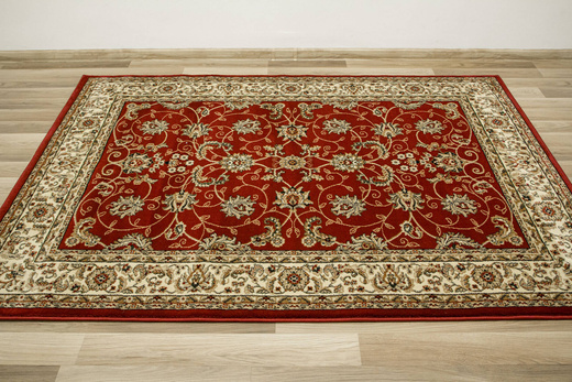 Dywan Super Rose 2338A red/cream Ornament Czerwień Krem