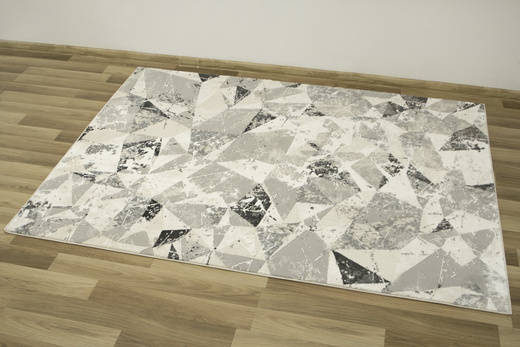 Dywan DAVINCI 2987A d.grey/grey Z84-21 Krem Szary Przecierany Marmur