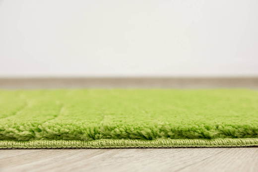 Dywanik Łazienkowy Antypoślizgowy Sara Green/Lime Jasny Zielony Fale