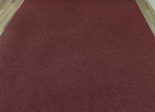Wykładzina star bez filcu 16 bordo szerokość 4 m